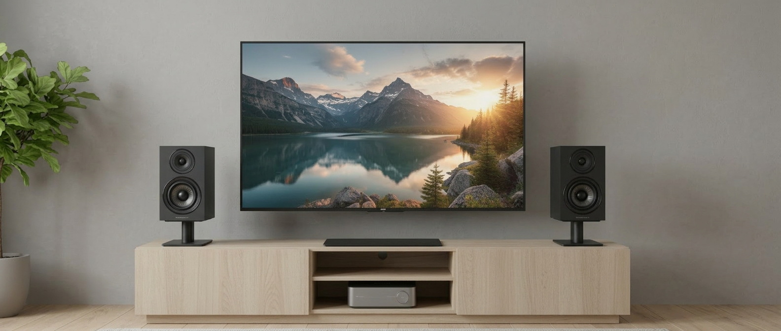 Wharfedale Diamond 12.2 + WiiM Amp Pro 2.1 System in Pakistan: Balanced Hi-Fi for Music and Movies