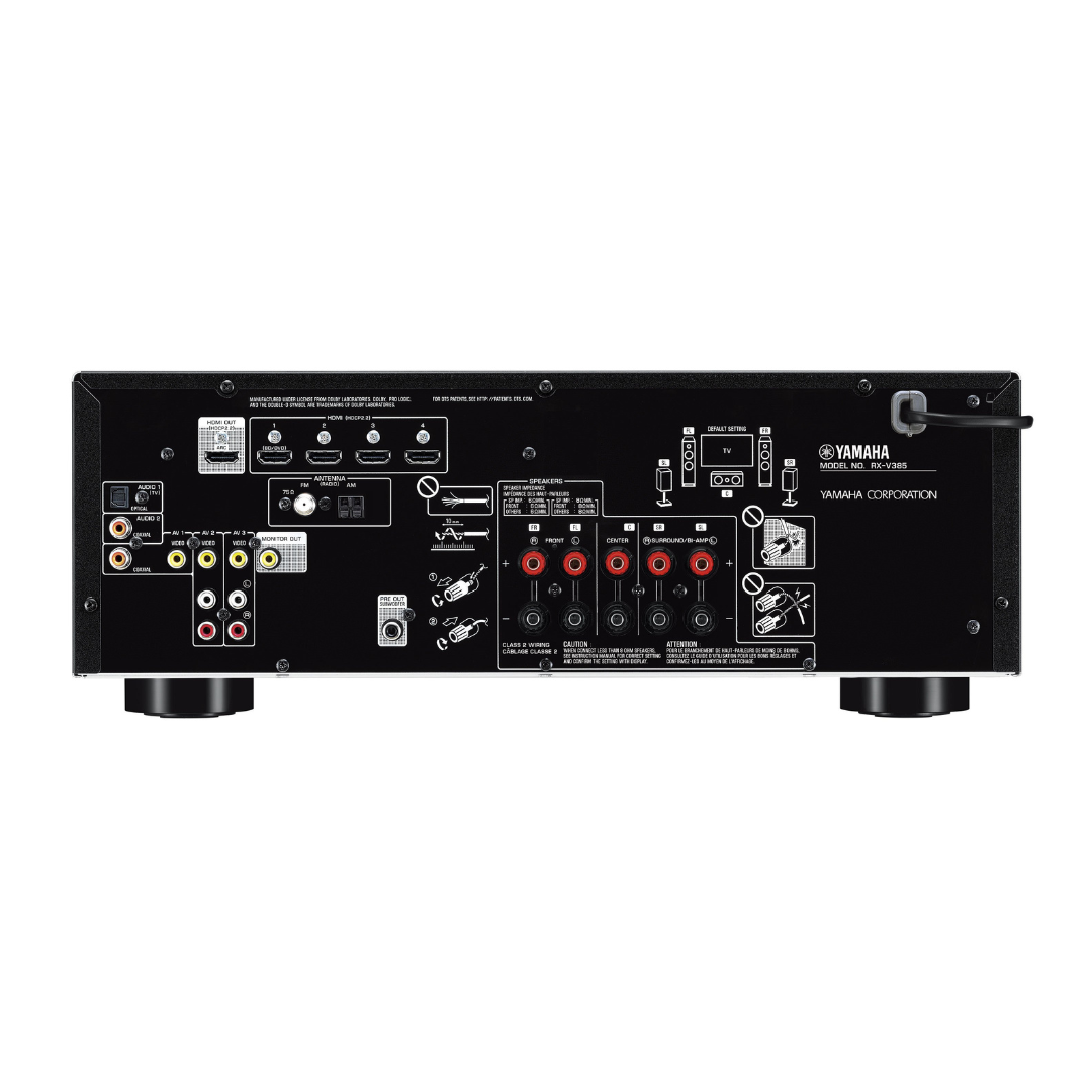 Yamaha RX-V385 5.1-Channel 4K AV Receiver