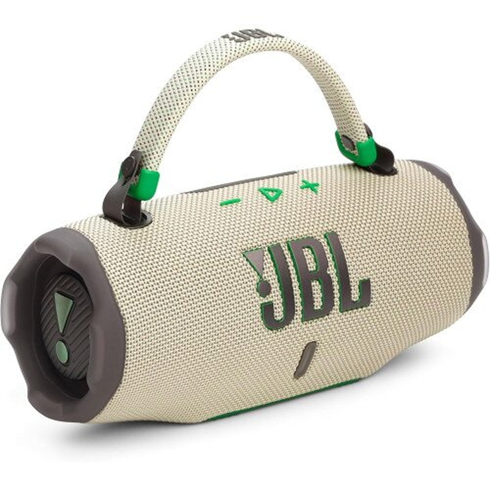 JBL Charge 6 portable Bluetooth speaker beige