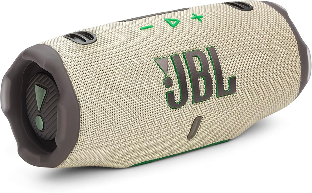 JBL Charge 6 portable Bluetooth speaker beige