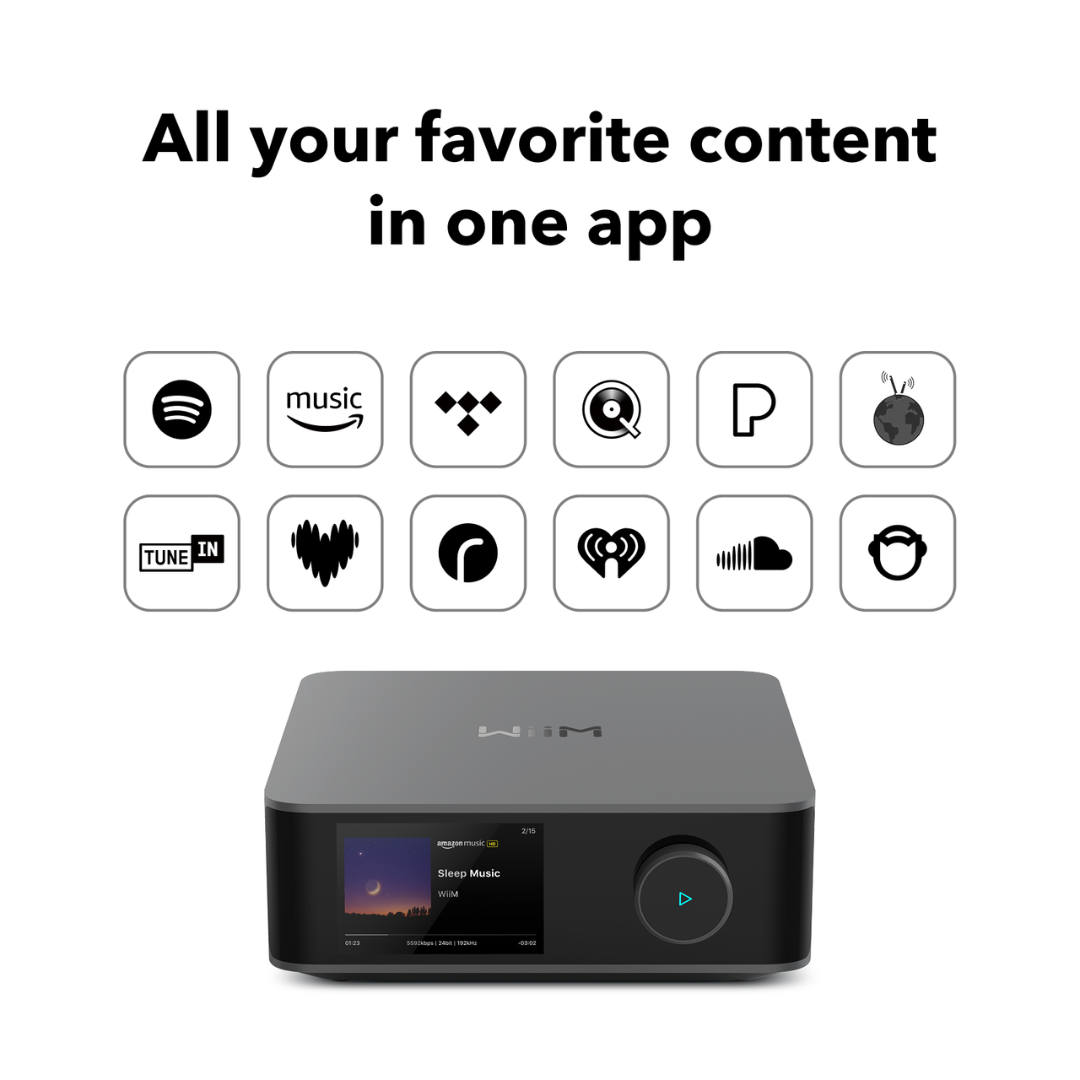 WiiM Amp Ultra Hi-Fi Streaming Amplifier with Room Correction