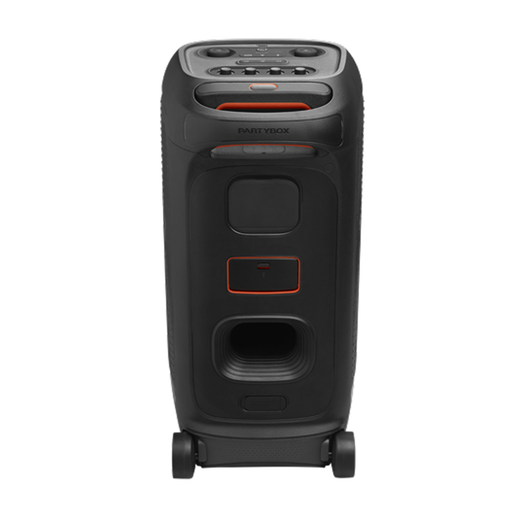 JBL PartyBox Stage 320 karaoke speaker setup