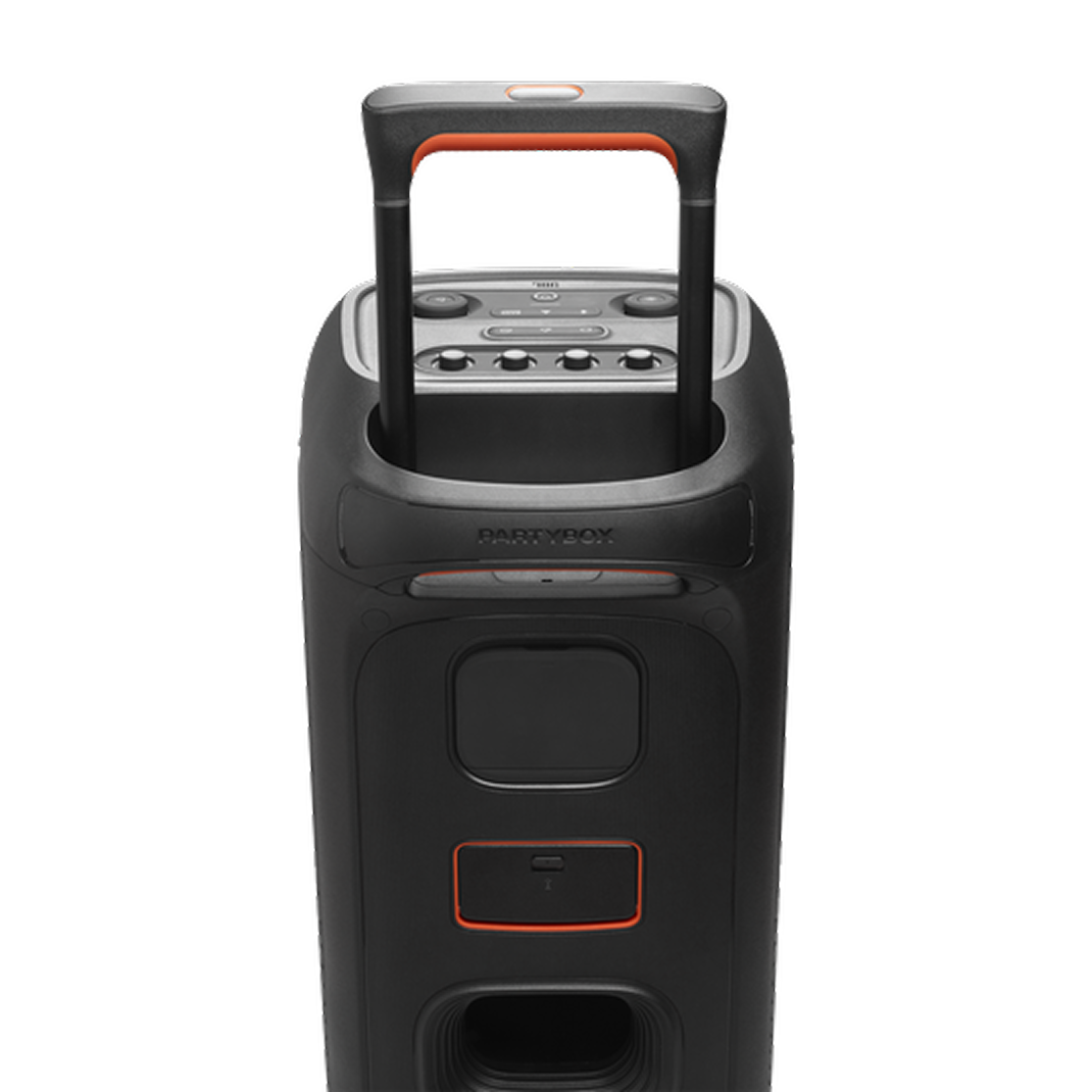 JBL PartyBox Stage 320 karaoke speaker setup