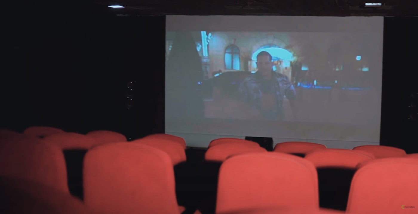 Screening room installed by Cinematics at Karachi Film School