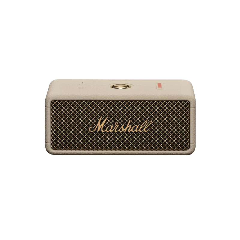 Marshall Emberton III portable outdoor audio setup