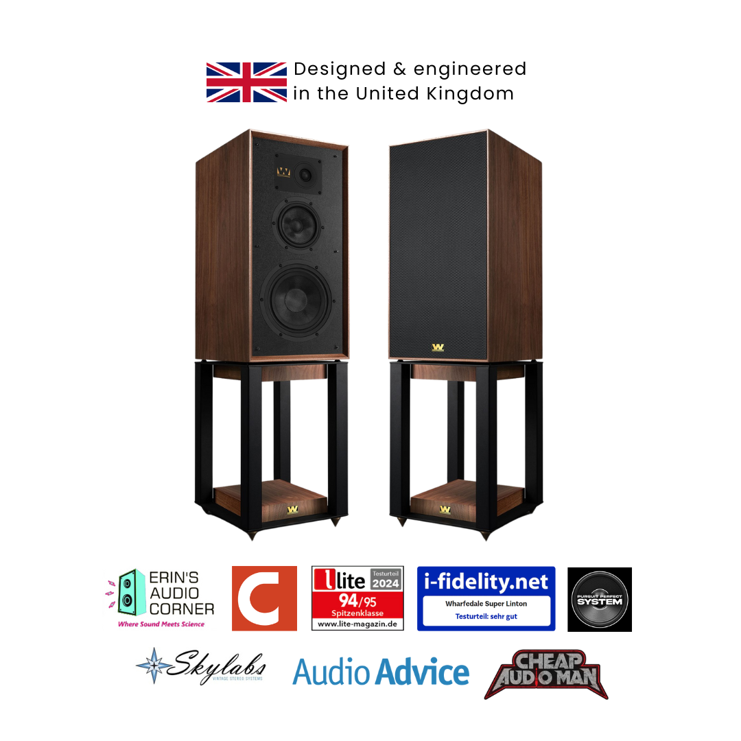 Wharfedale SUPER LINTON Heritage & Stands (Pair)