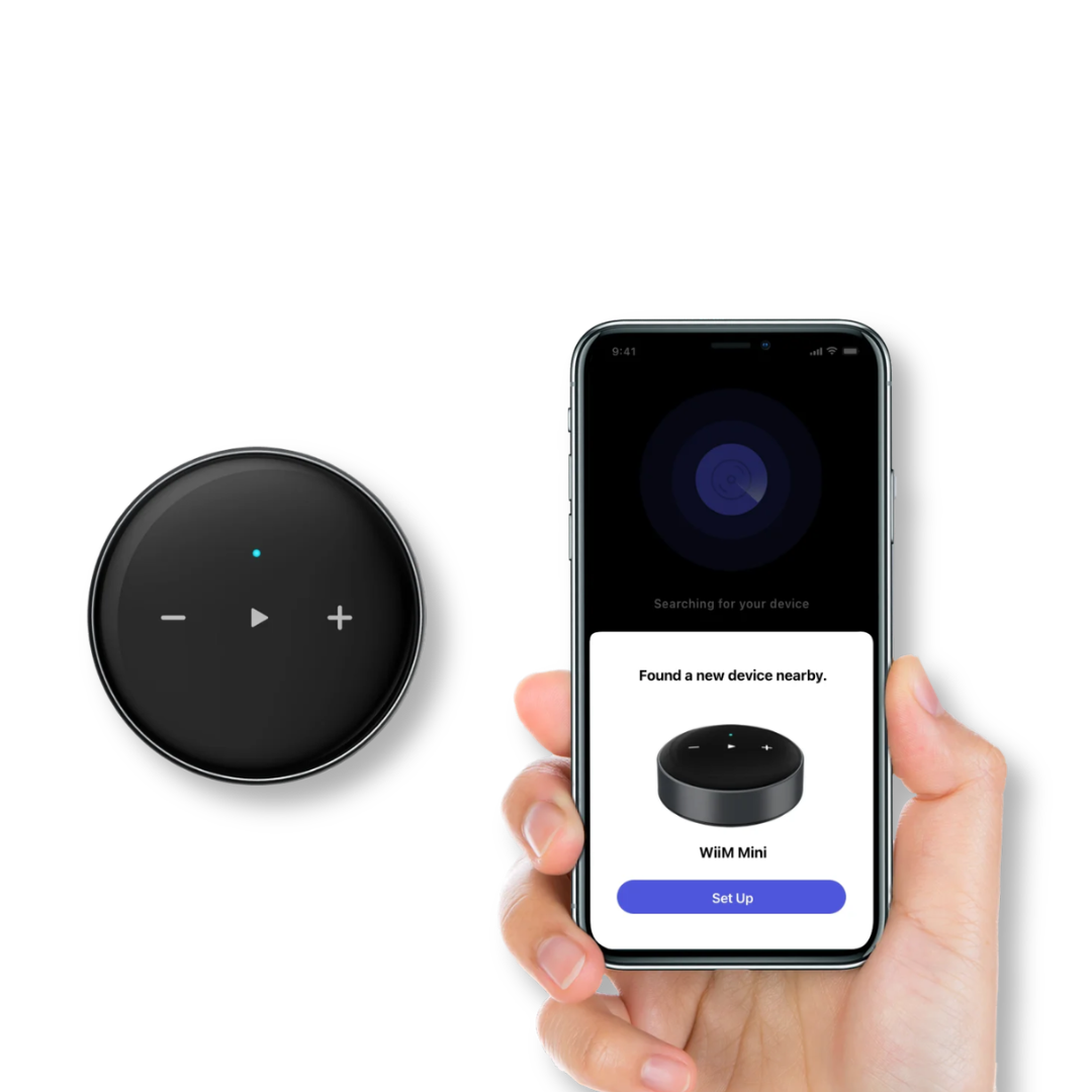 WiiM Mini multiroom wireless audio system
