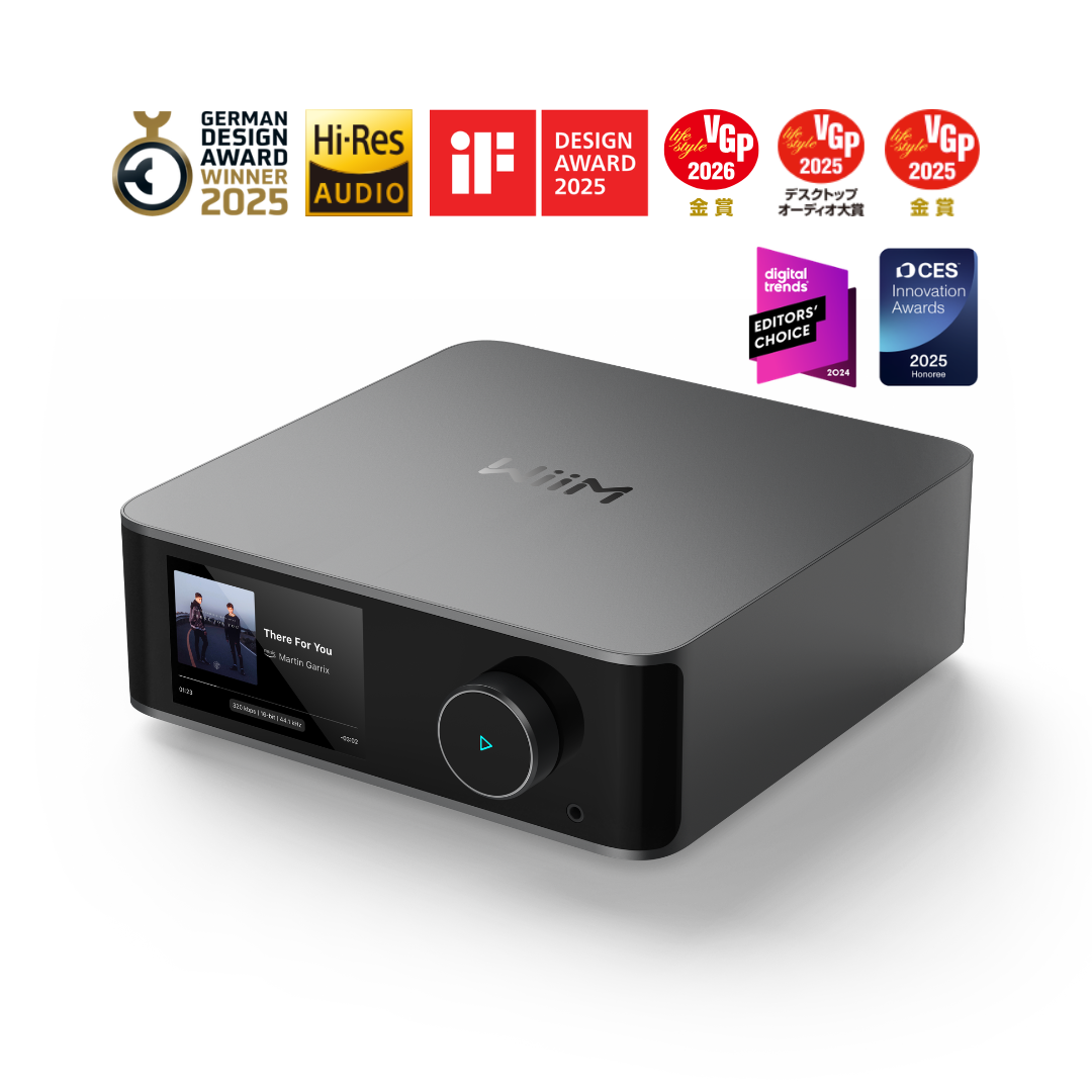 WiiM Ultra Hi-Res music streamer in black